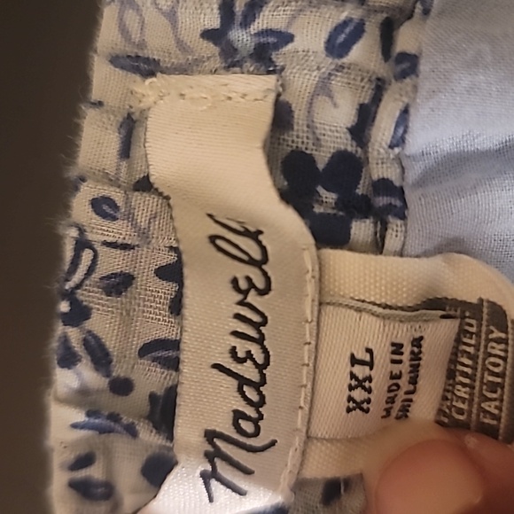 MADEWELL Button-Front Tiered Maxi Skirt In Florentine Floral Ditsy - Picture 13 of 16